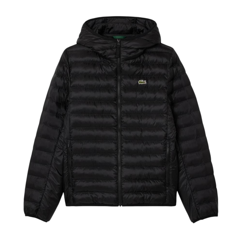 Jaqueta Lacoste Bufante Noir Masculina