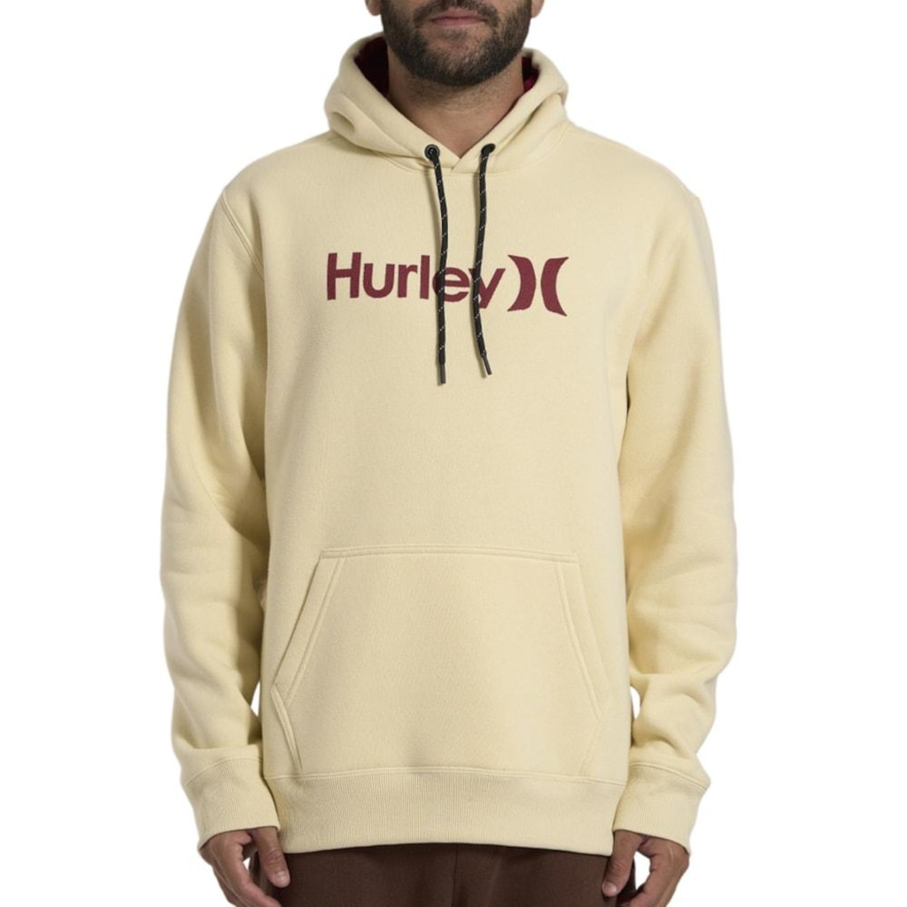 Blusão de Moletom Canguru Hurley One e Only Masculino