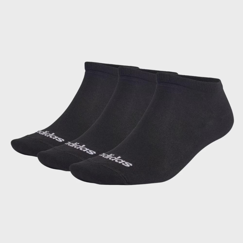 Kit 3 Pares de Meia adidas Cano Baixo Masculino