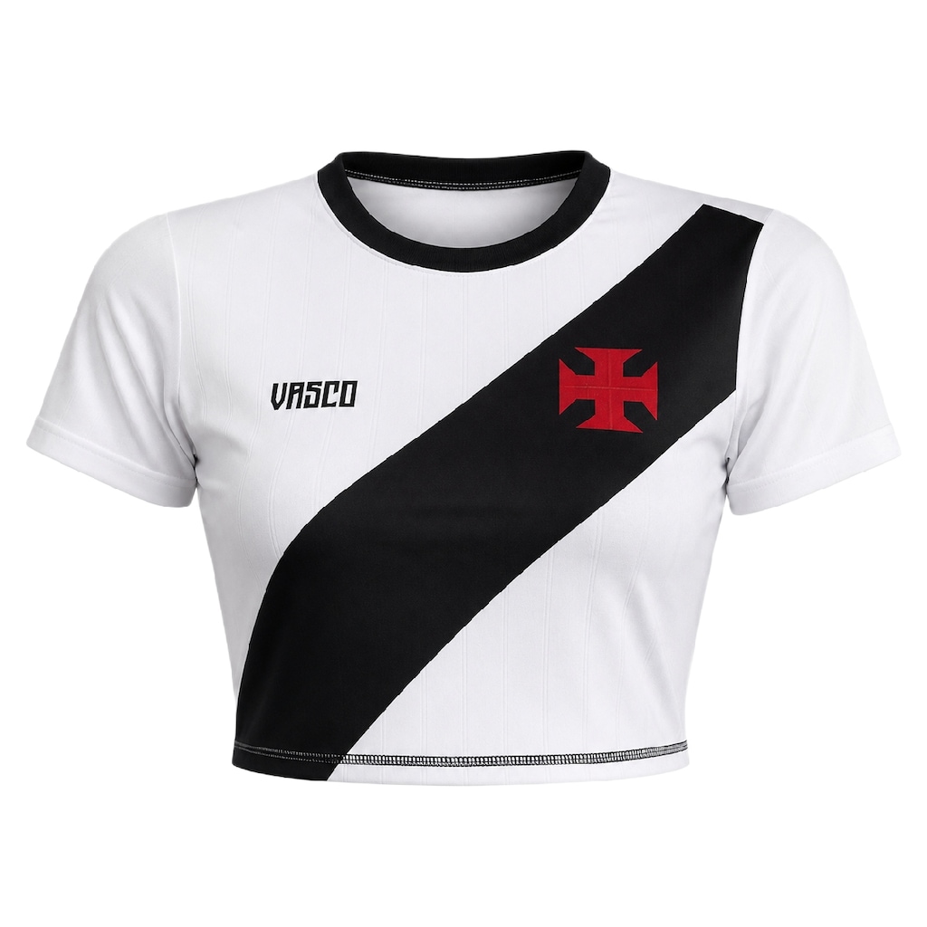 Cropped do Vasco da Gama Raglan Sprint Braziline - Feminino