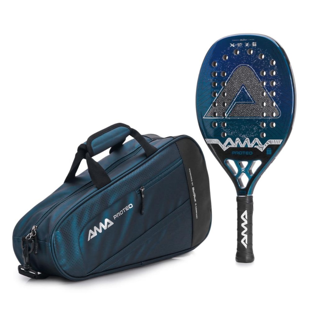 Raquete de Beach Tennis Ama Sport Proteo 3K 2026 - Adulto