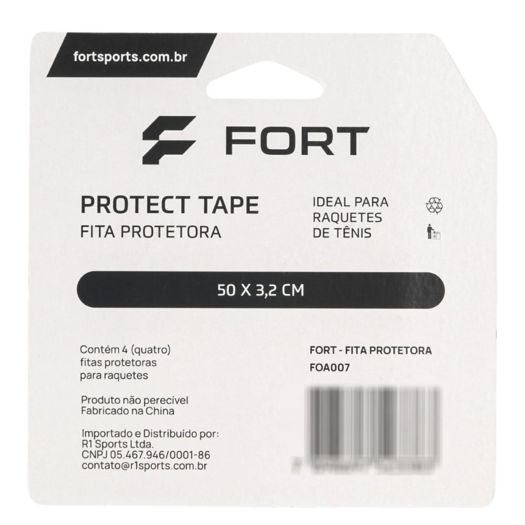 Imagem 4 do produto Fita Protetora para Raquete de Tênis com 04 Unidades Fort