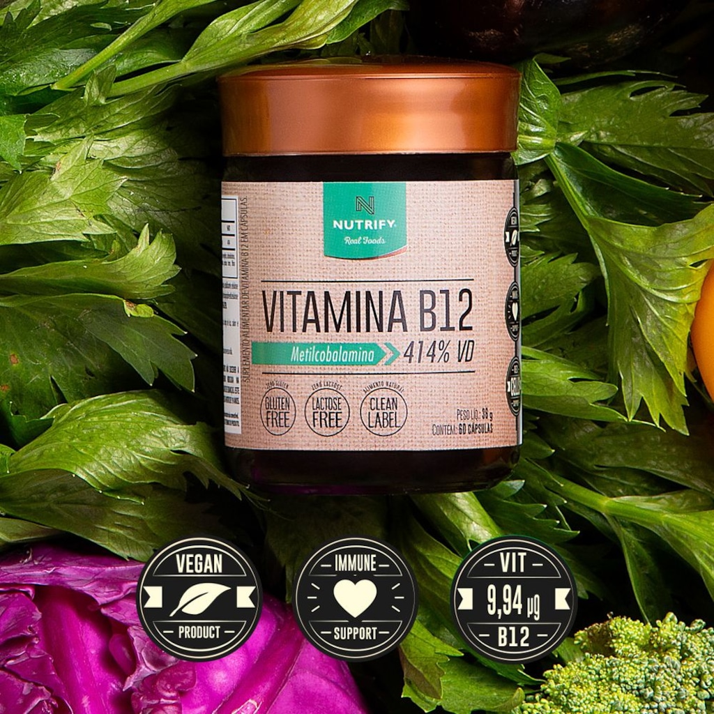 Imagem 3 do produto Nutrify Vitamina B12 60 Cápsulas