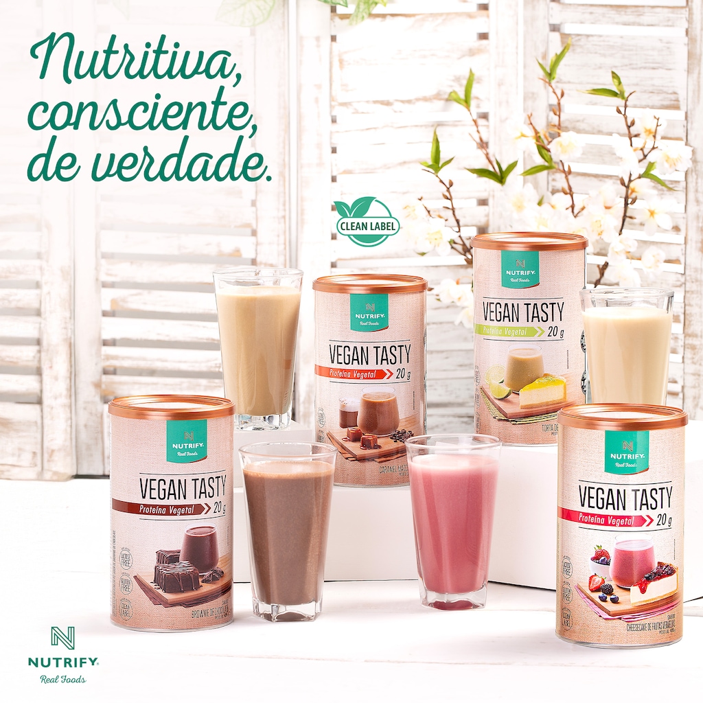 Imagem 4 do produto Nutrify Vegan Tasty Proteína Vegetal em Pó - 420g