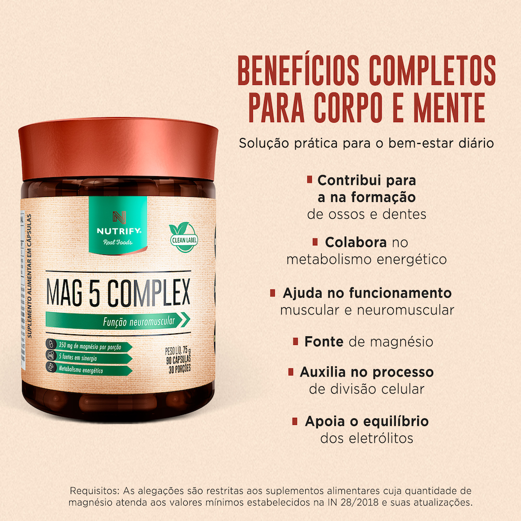 Imagem 2 do produto Mag 5 Complex Nutrify