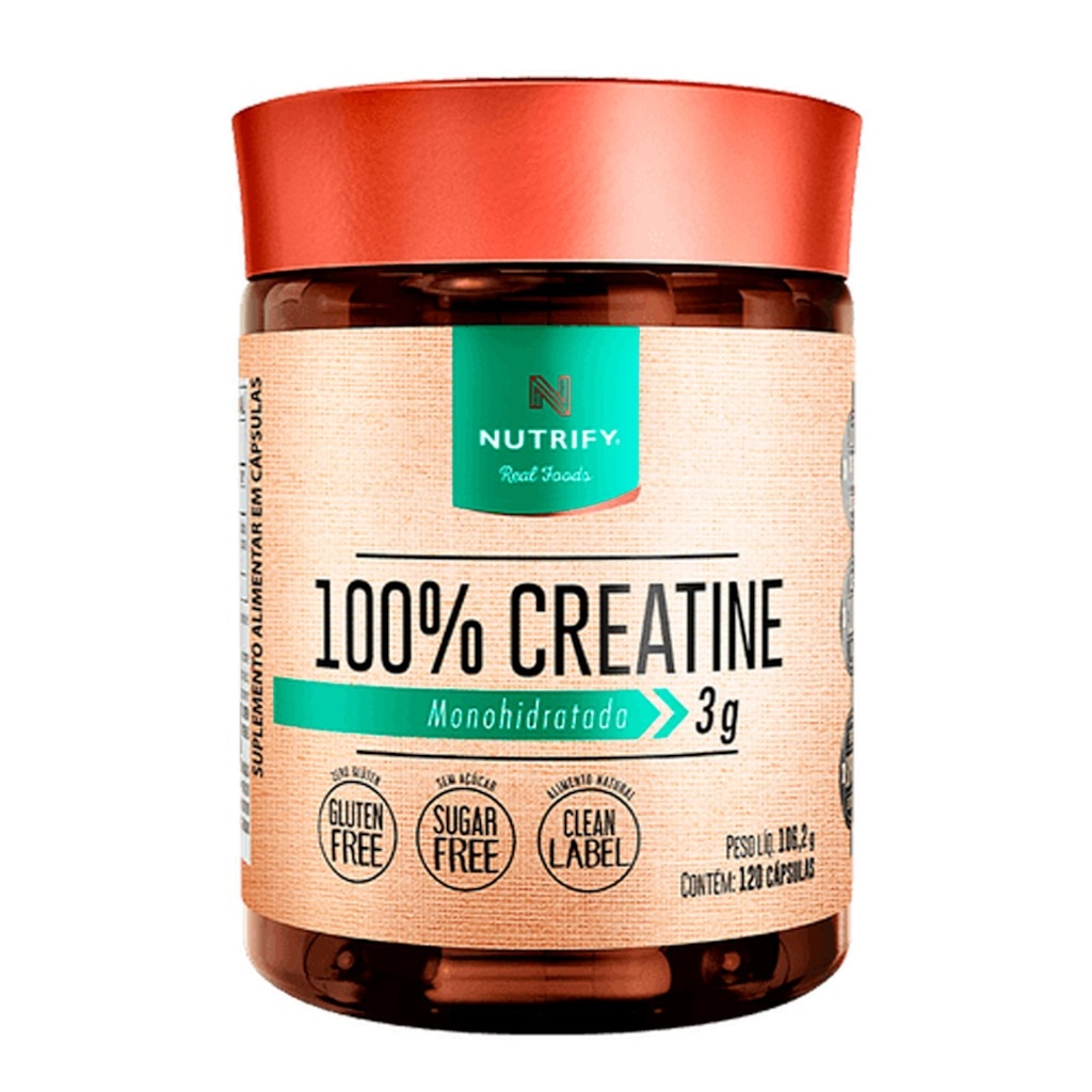 100% Creatine em cápsula Nutrify
