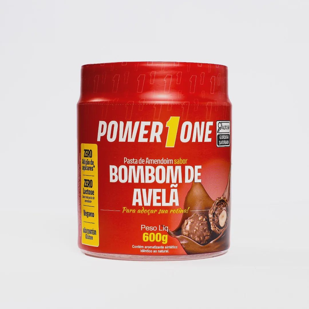 Pasta de Amendoim sabor Bombom de Avelã 600g