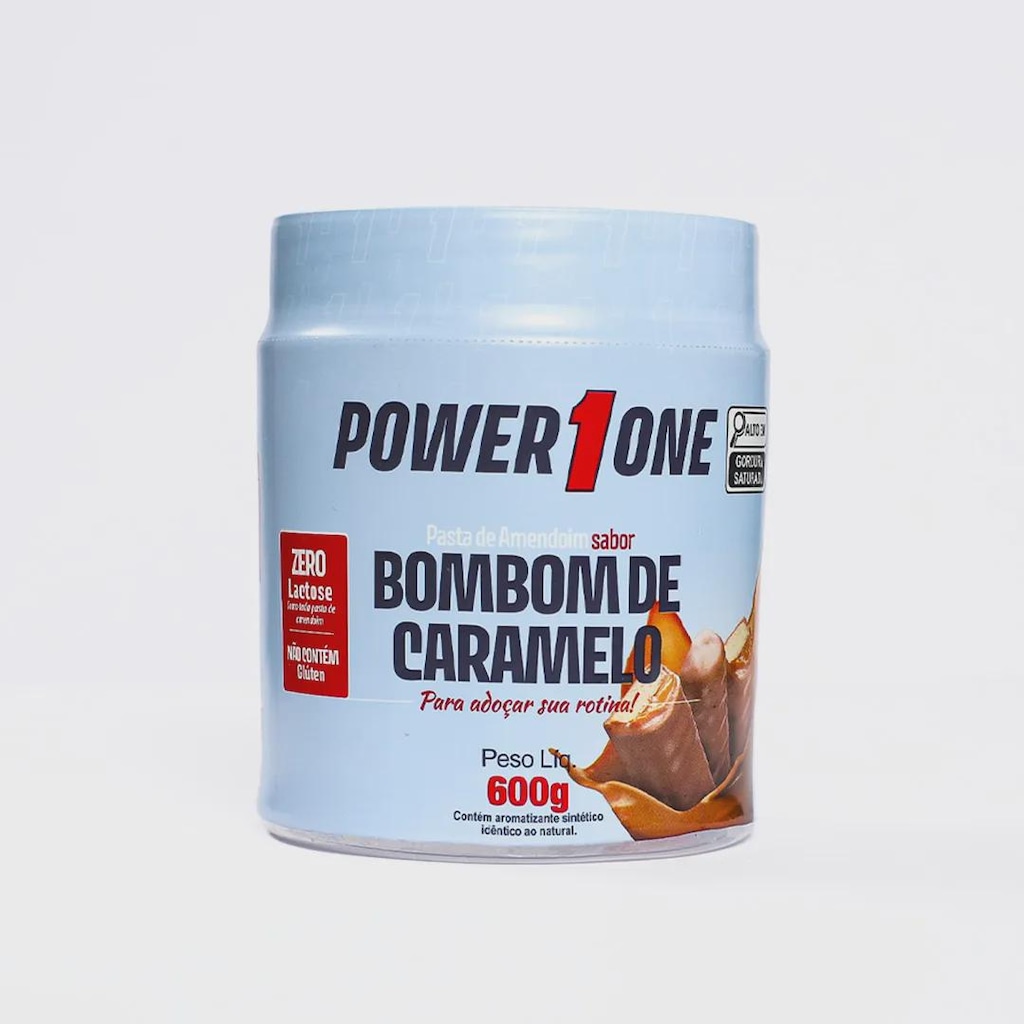 Pasta de Amendoim sabor Bombom de Caramelo 600g