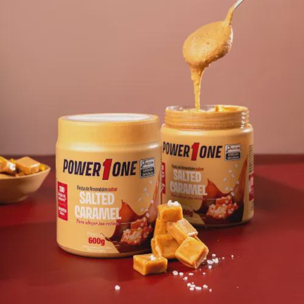Imagem 2 do produto Pasta de Amendoim sabor Salted Caramel 600g