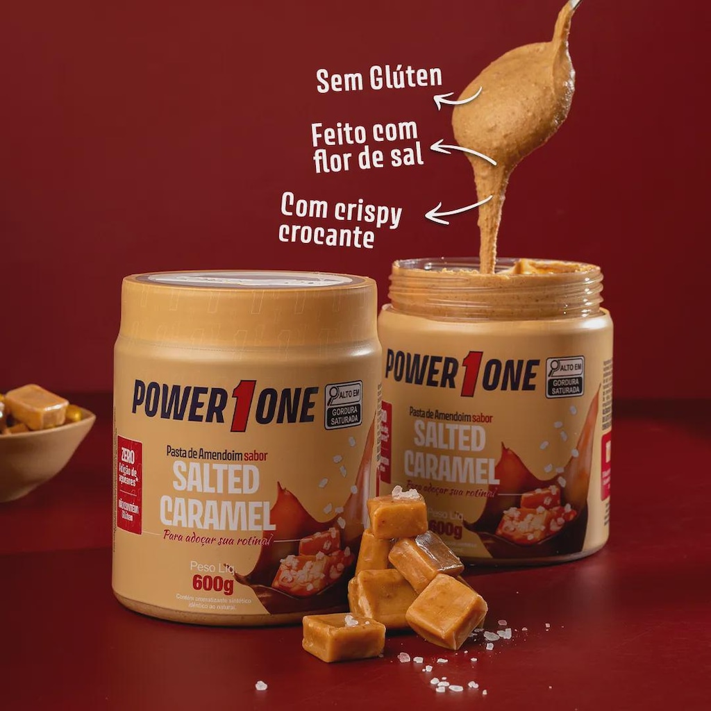 Imagem 5 do produto Pasta de Amendoim sabor Salted Caramel 600g