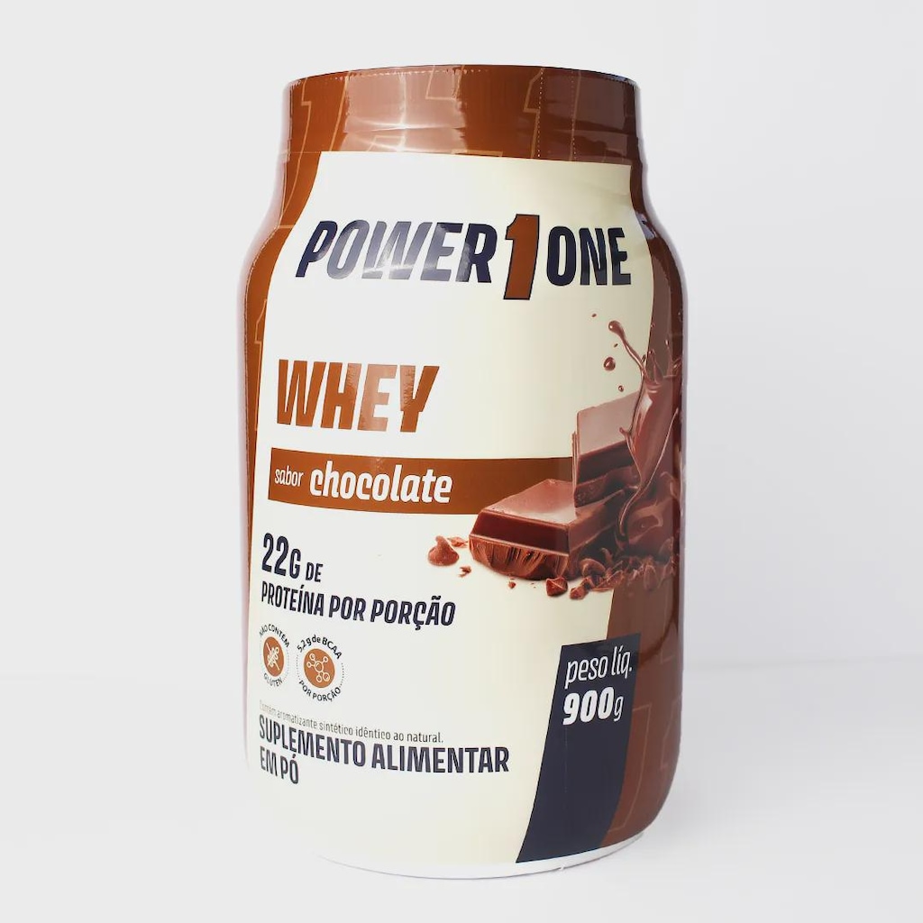 Whey Protein Concentrado Chocolate 900g Power1One