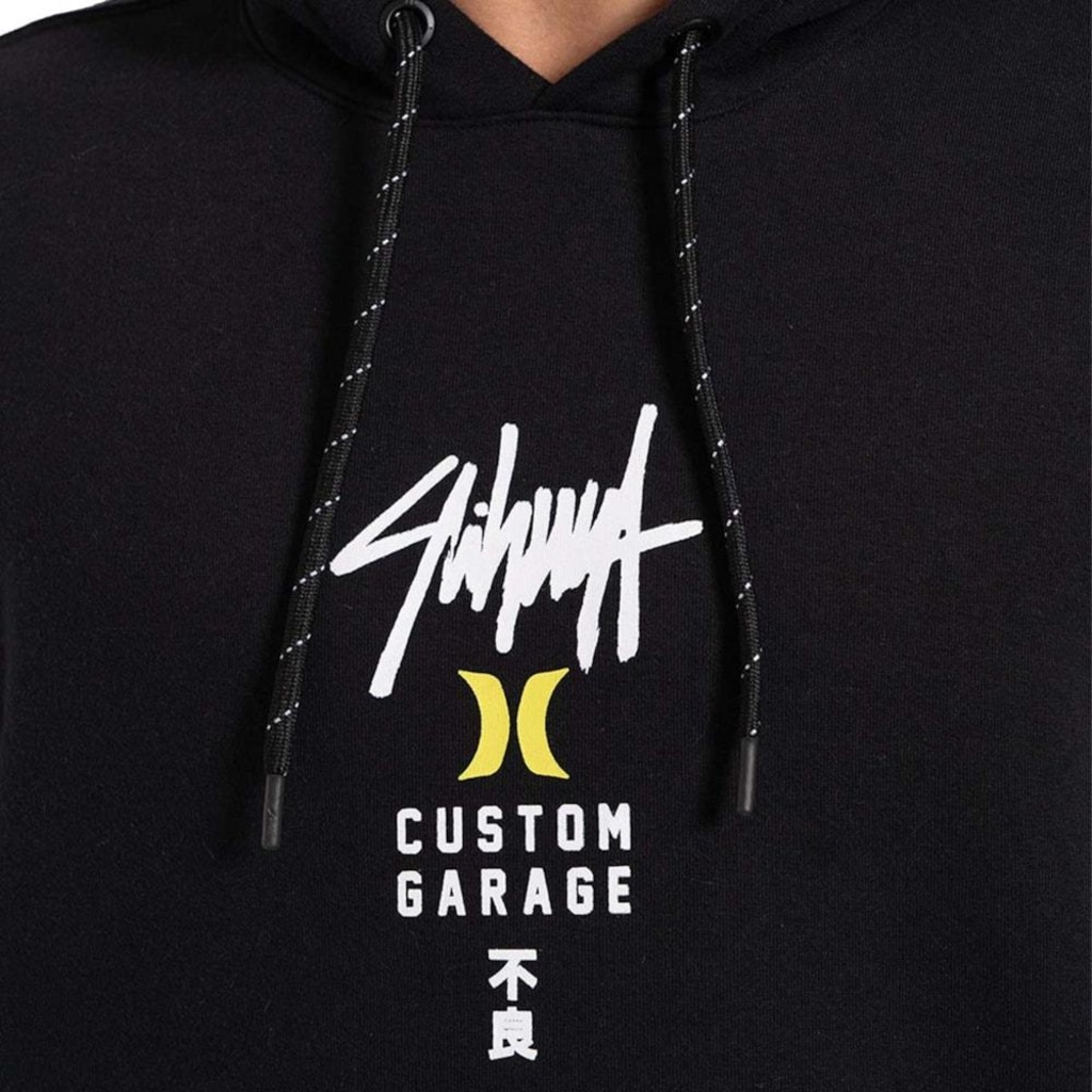 Imagem 3 do produto Blusão de Moletom Canguru Hurley x Shibuya Signature Block Party Masculino