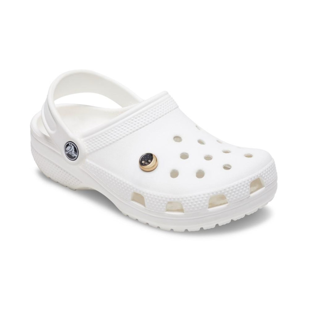Imagem 2 do produto Jibbitz™ Crocs Lua Crescente Dourada Único - Unissex