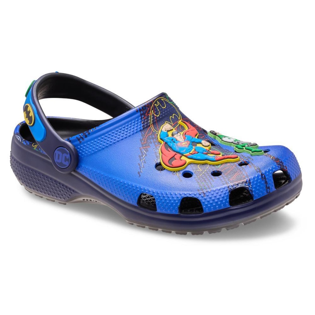 Sandália Crocs Liga da Justiça Classic Clog T Multi Infantil