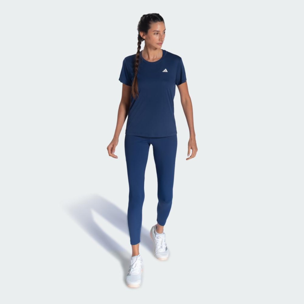 Camiseta Poliéster Adidas Feminina - Foto 1