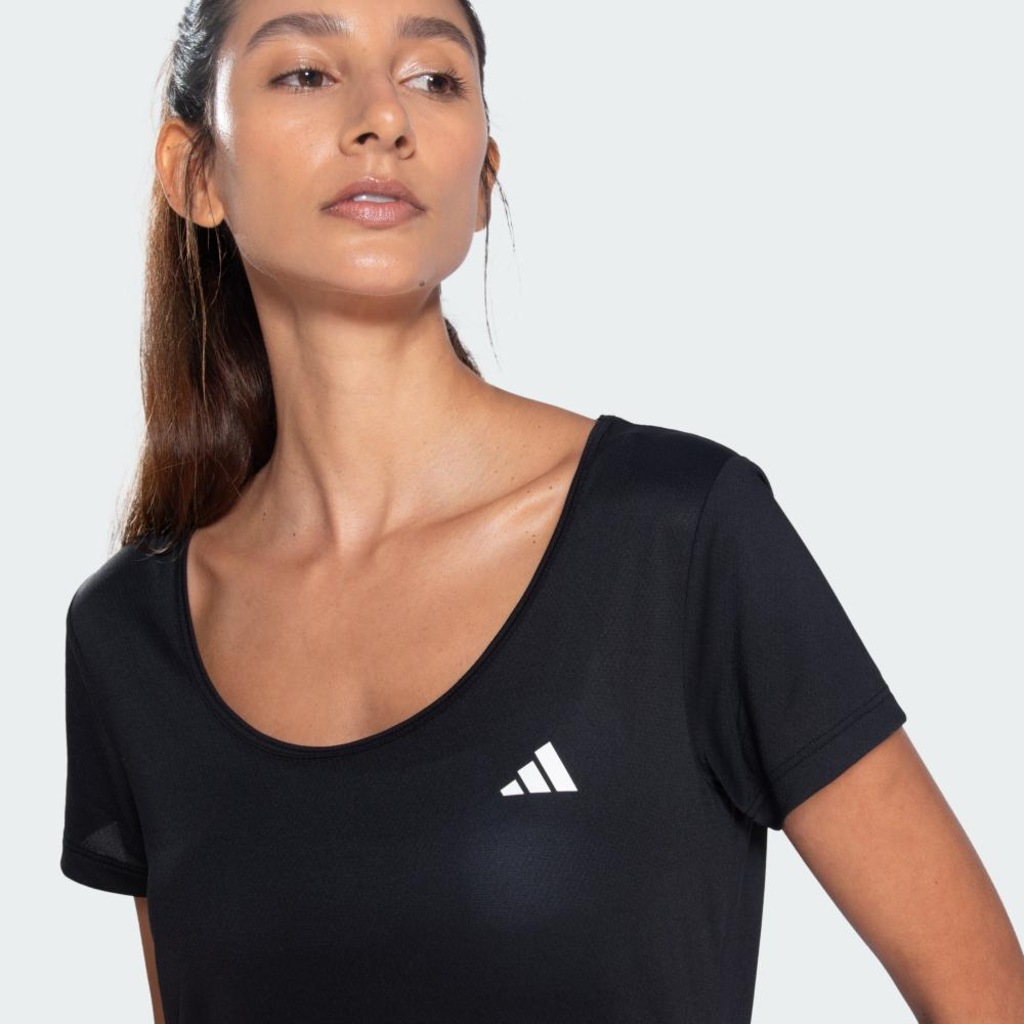 Imagem 3 do produto Camiseta adidas ESS Polyamide Cutout Feminina