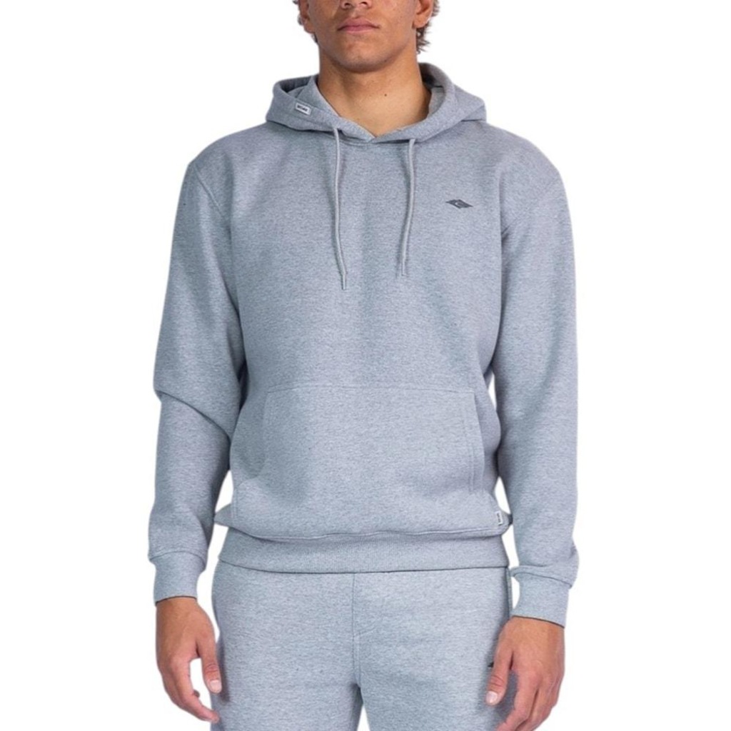 Blusão de Moletom Canguru Rip Curl Classic Surf Grey Heather Masculino