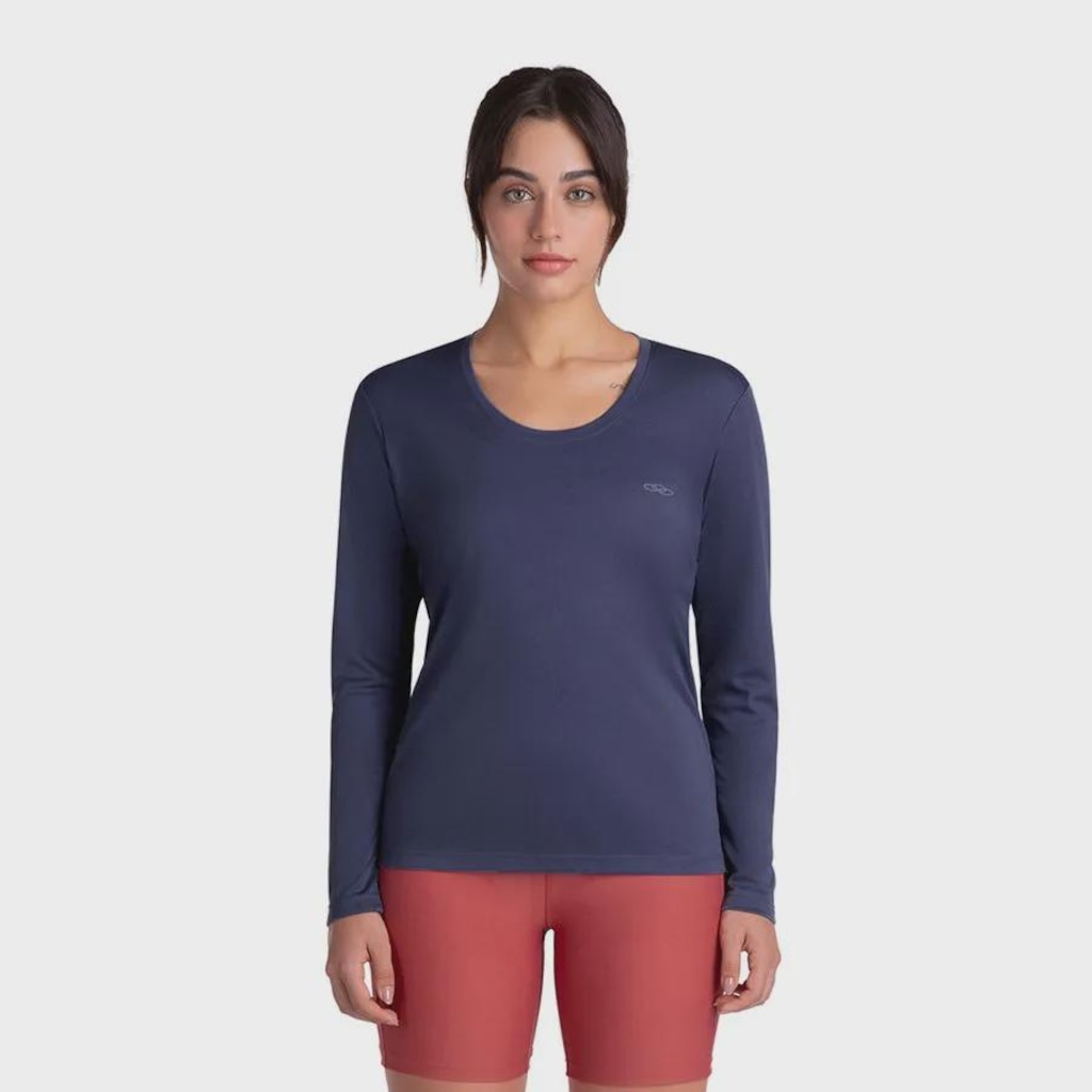 Camiseta Manga Longa Olympikus Essential Feminino