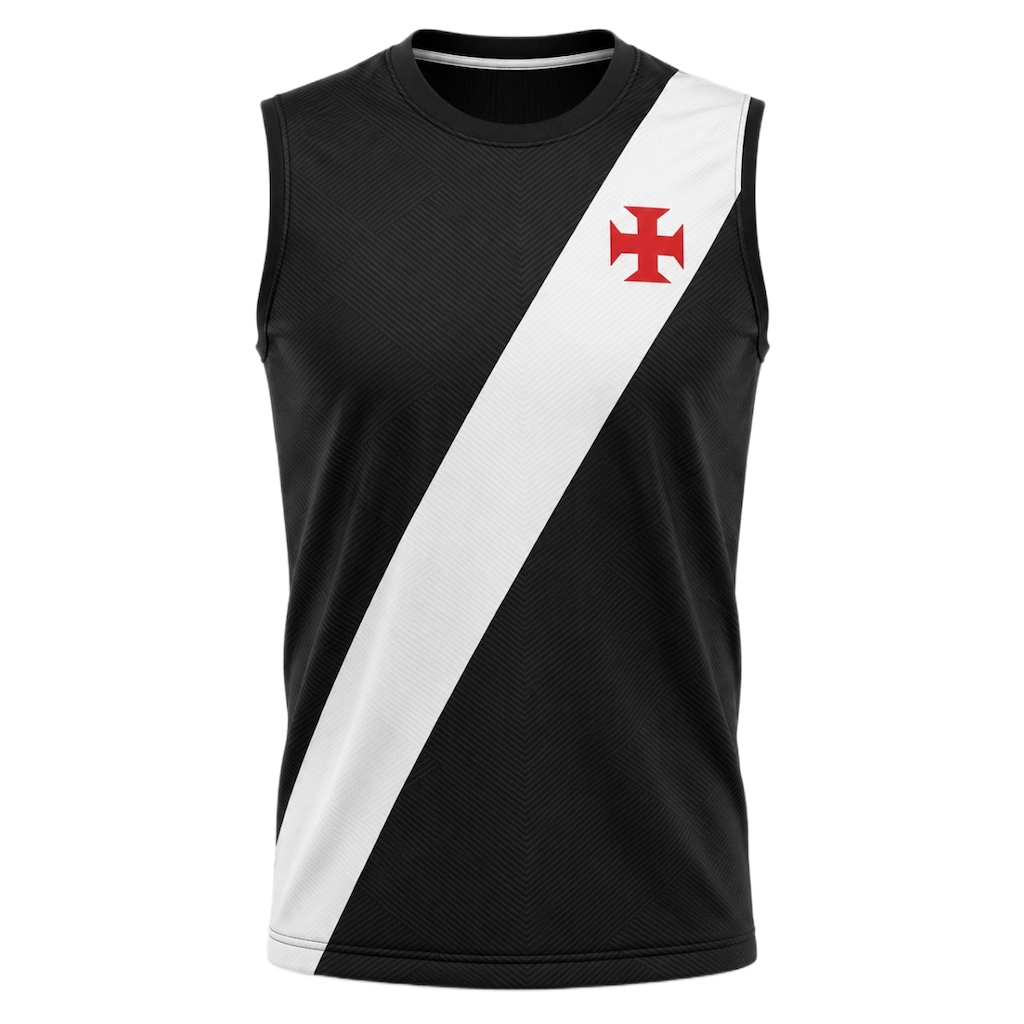 Camiseta Regata Vasco da Gama Baque Cruz De Malta Braziline - Masculina