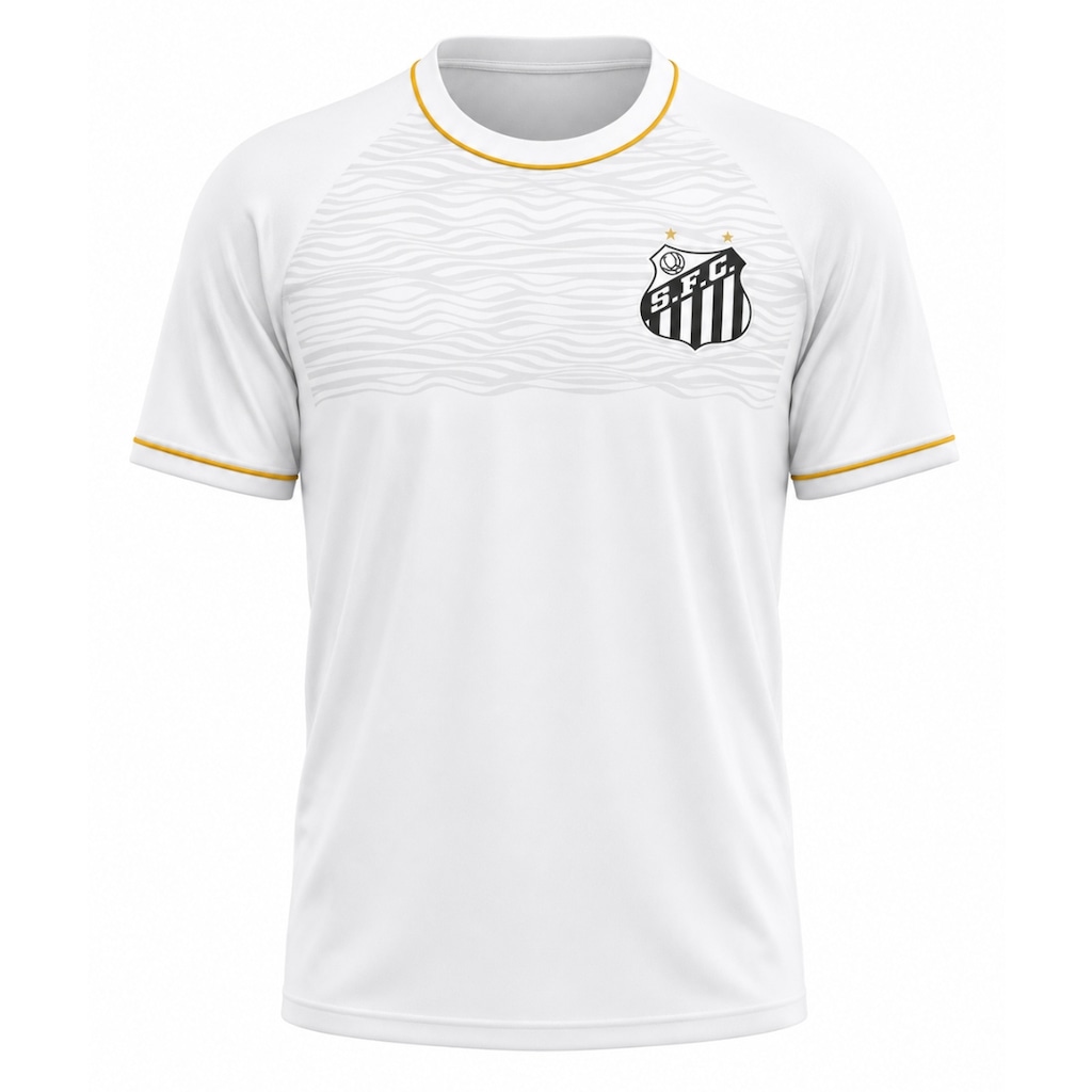 Camisa do Santos Raglan Eixo Braziline - Masculina