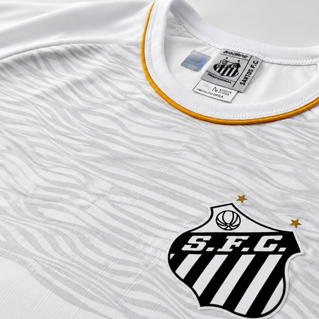 Imagem 3 do produto Camisa do Santos Raglan Eixo Braziline - Masculina