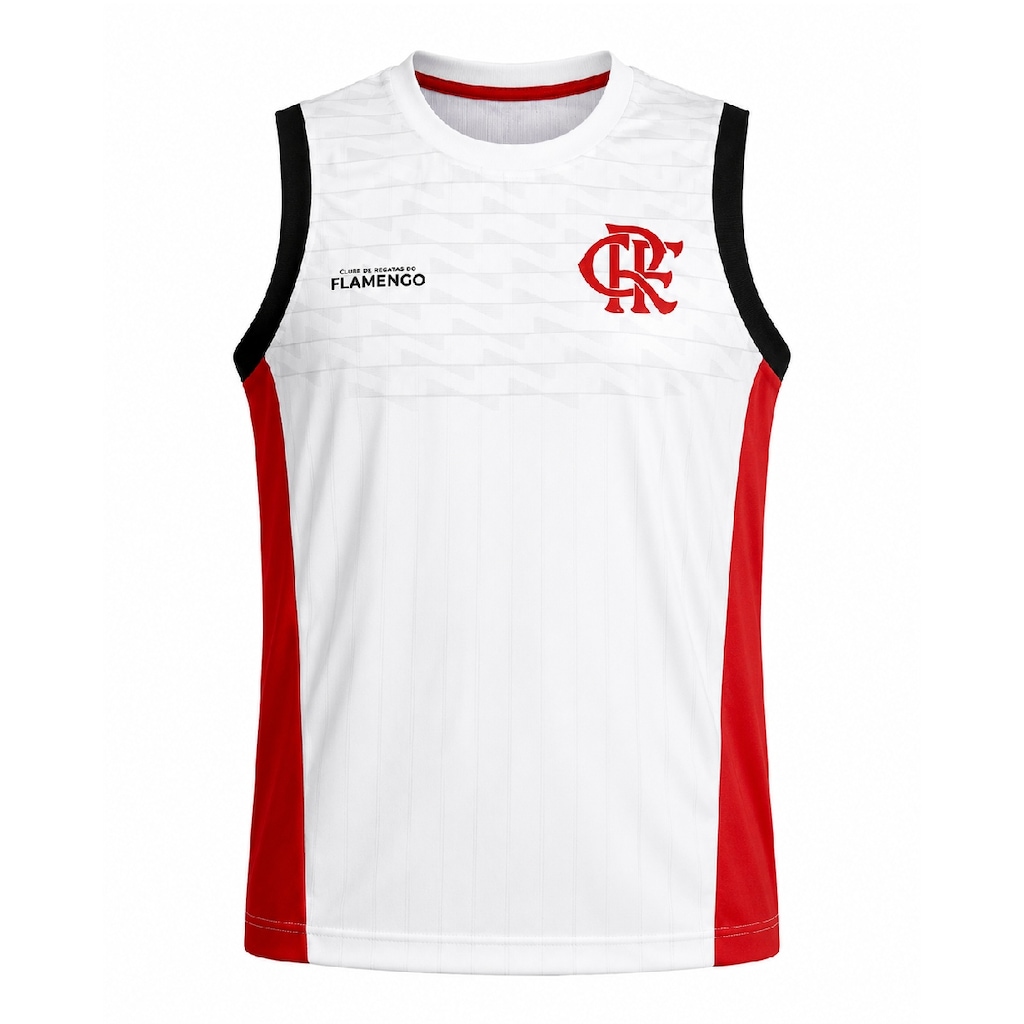 Camiseta Regata Flamengo Estalo Clássica Braziline - Masculina
