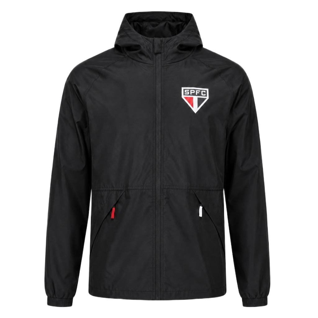 Jaqueta do São Paulo Rito Casaco com Ziper Braziline - Masculina