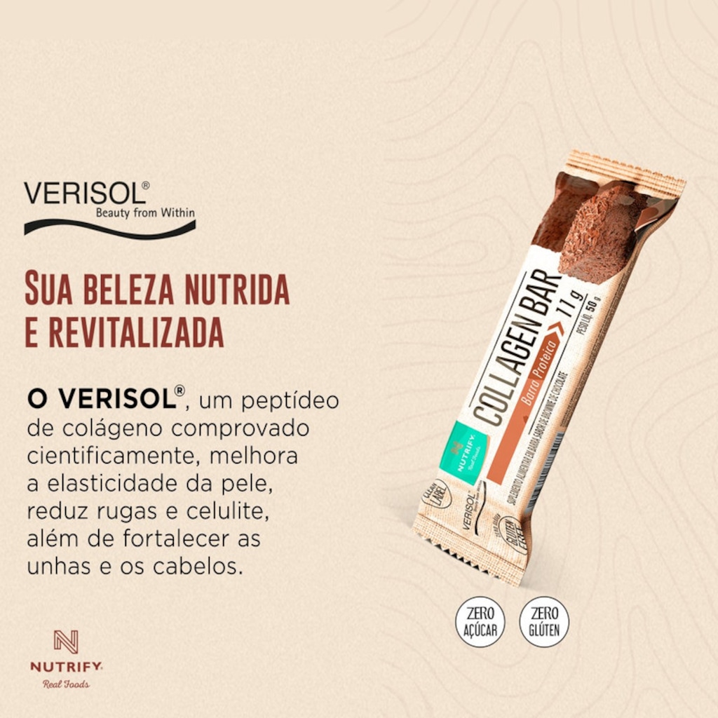 Imagem 4 do produto Barra de Proteína Collagen Bar Nutrify 50g