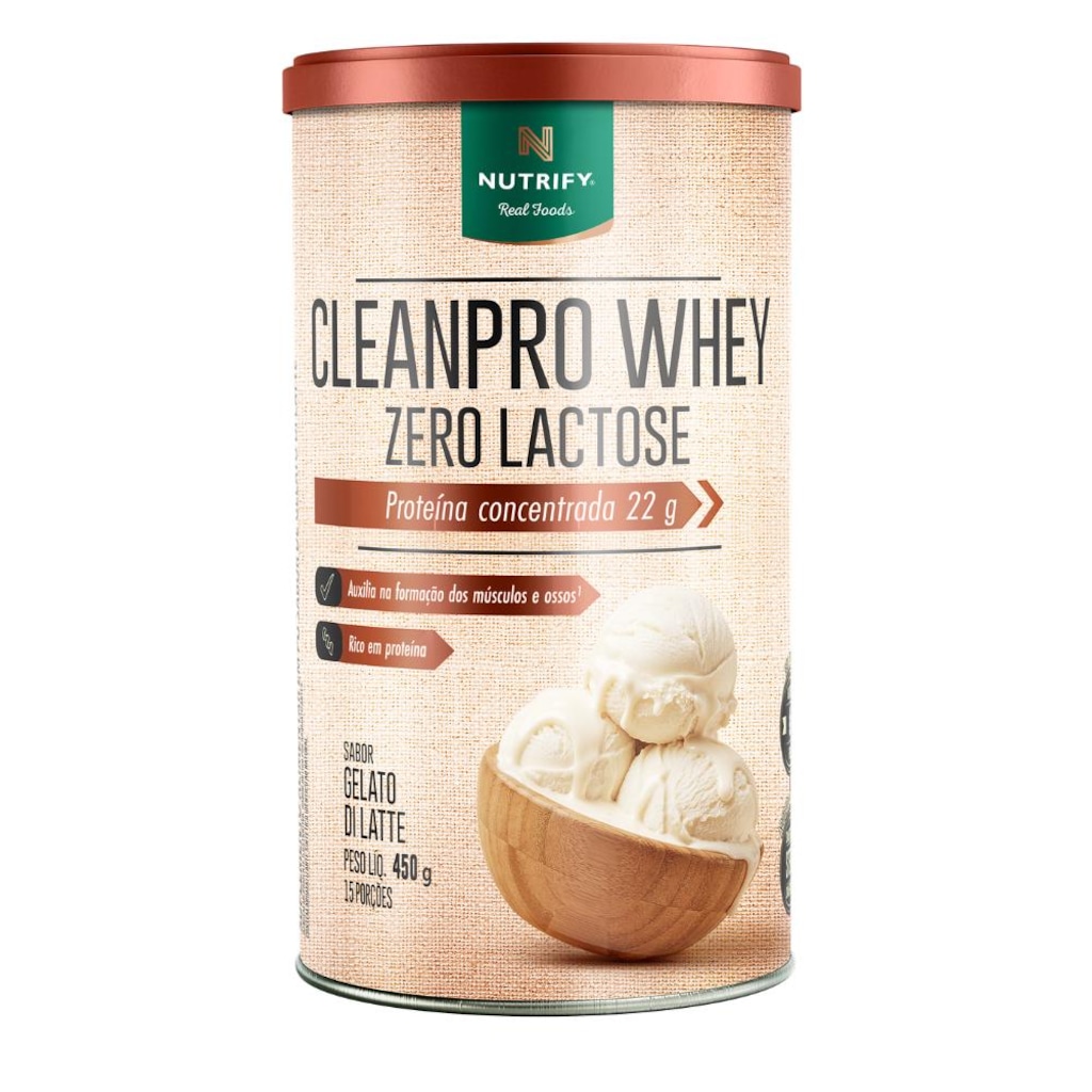 Nutrify CleanPro Whey Zero Lactose 450g