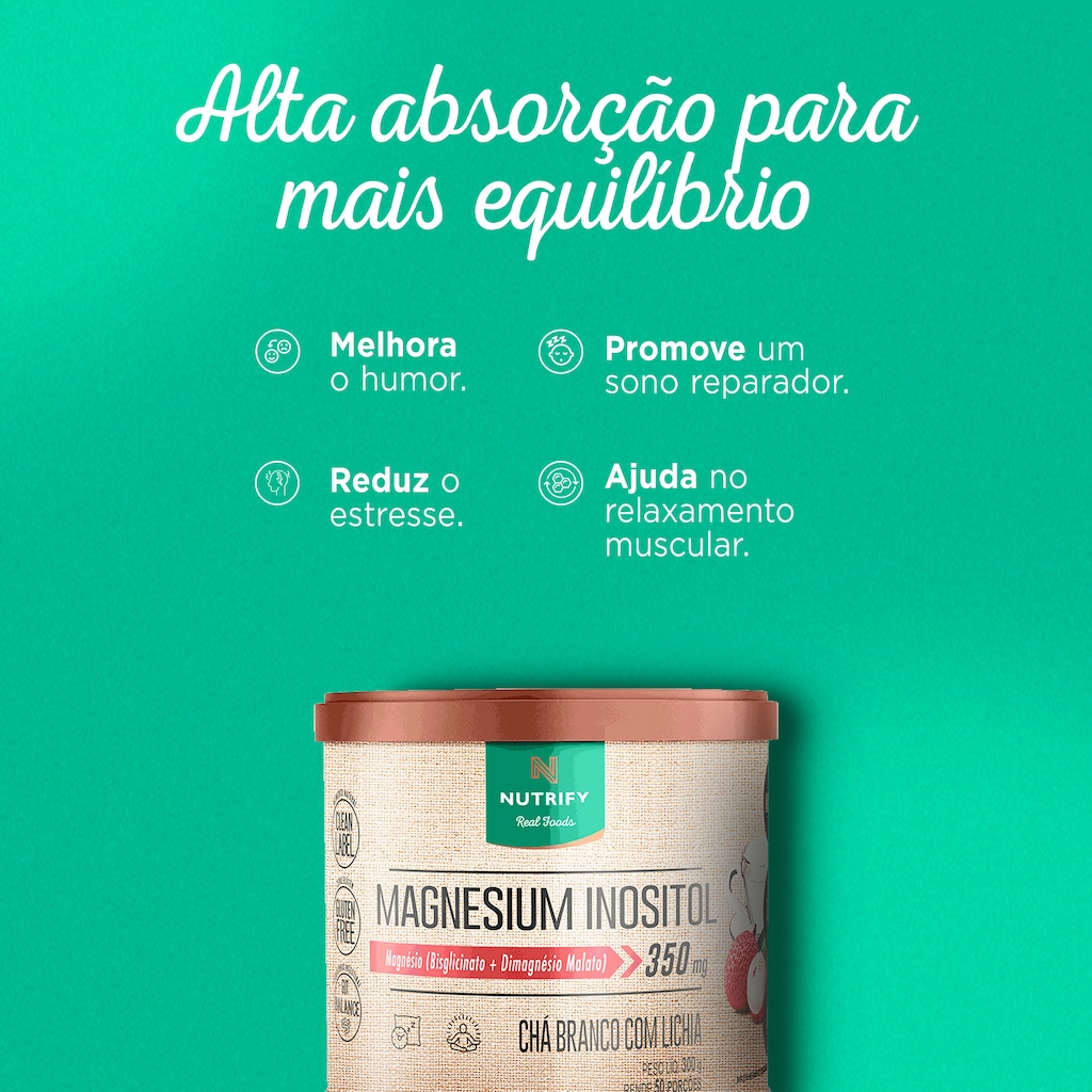 Imagem 3 do produto Nutrify Magnesium Inositol 300g