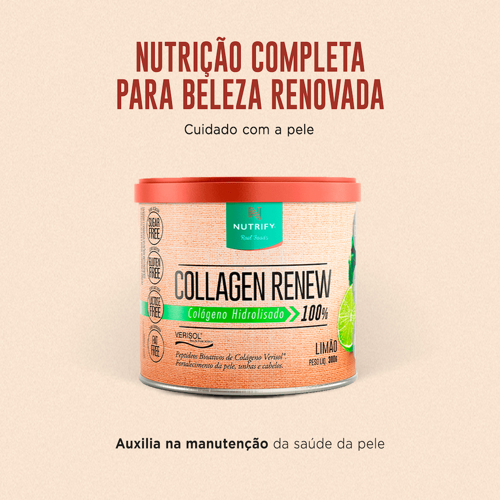 Nutrify Collagen Renew 300g - Pele, Cabelo e Unhas