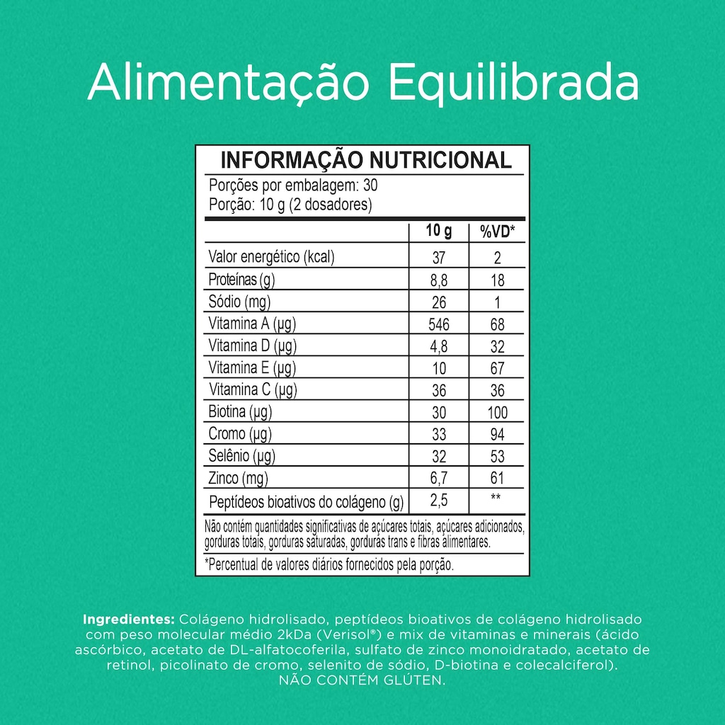 Imagem 4 do produto Nutrify Collagen Renew 300g - Pele, Cabelo e Unhas