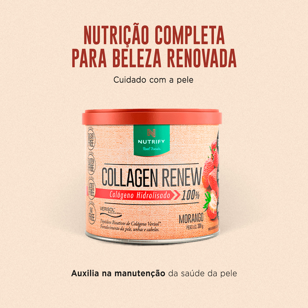 Nutrify Collagen Renew 300g - Pele, Cabelo e Unhas
