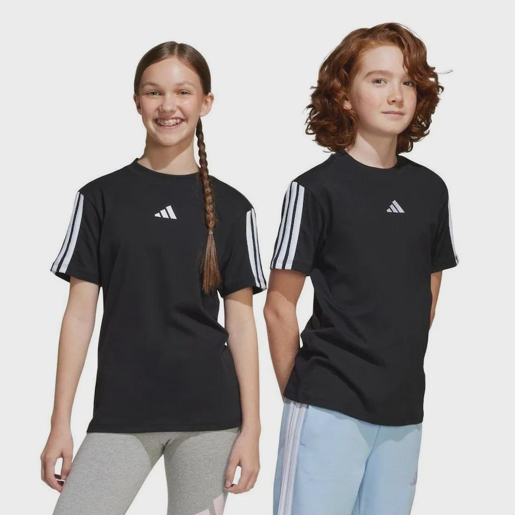Camiseta adidas Essentials 3 Stripes Infantil