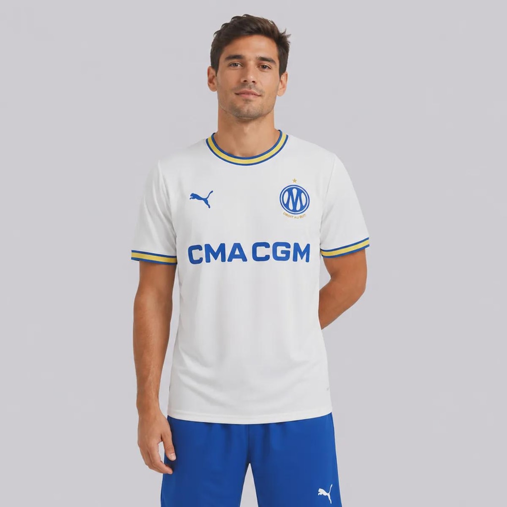 Camisa Olympique de Marseille Home 2026/27 Puma Masculina