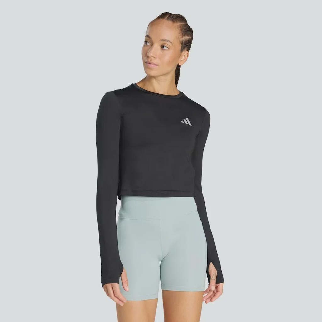 Camiseta Manga Longa adidas Essentials Feminina