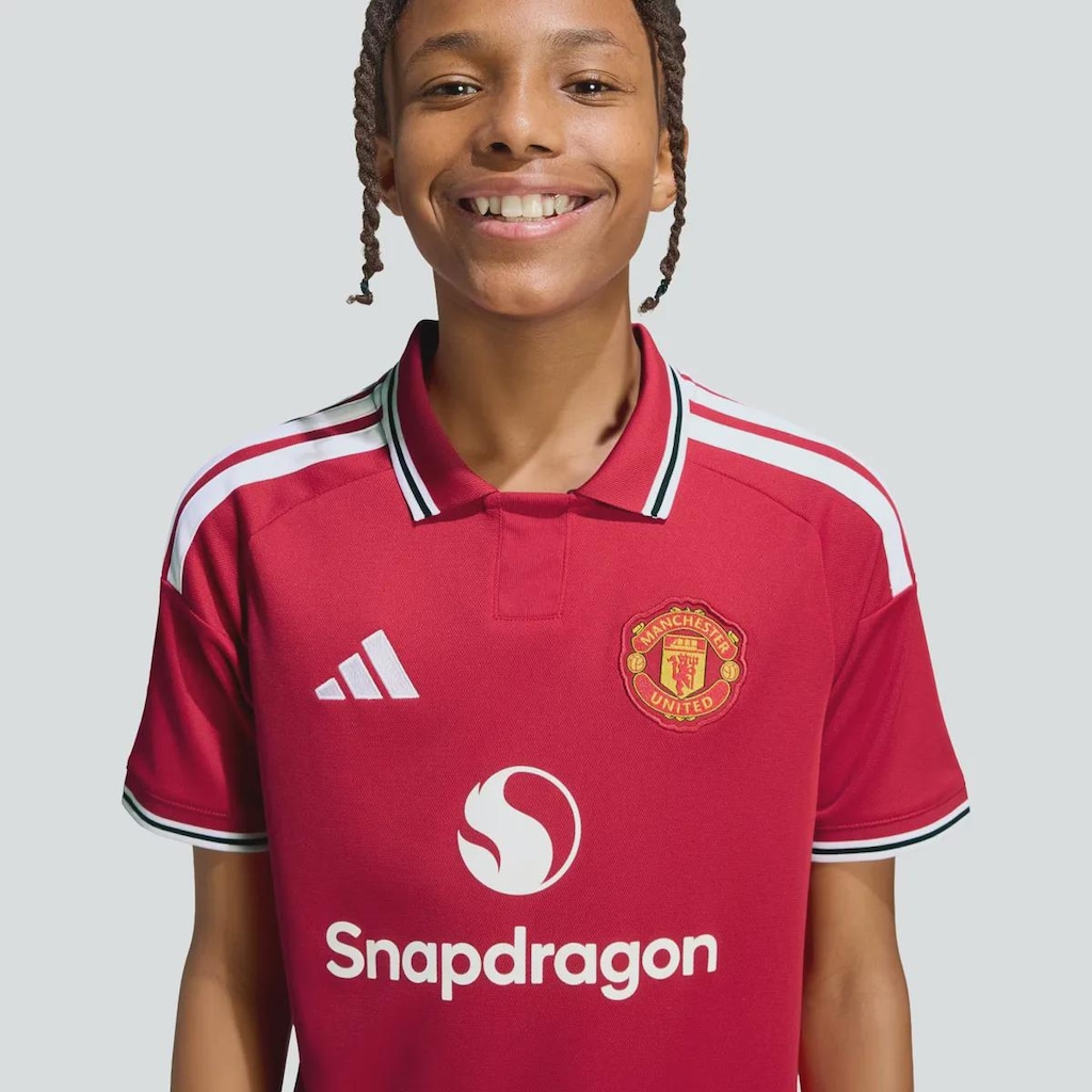 Camisa Manchester United Home 2026/27 adidas Infantil