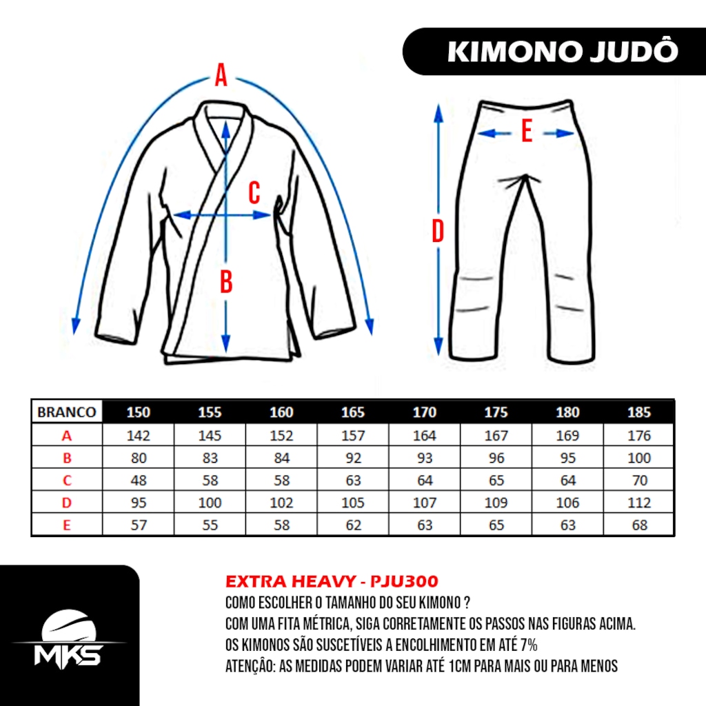 Imagem 2 do produto Kimono de Judô MKS Extra Heavy Masculino