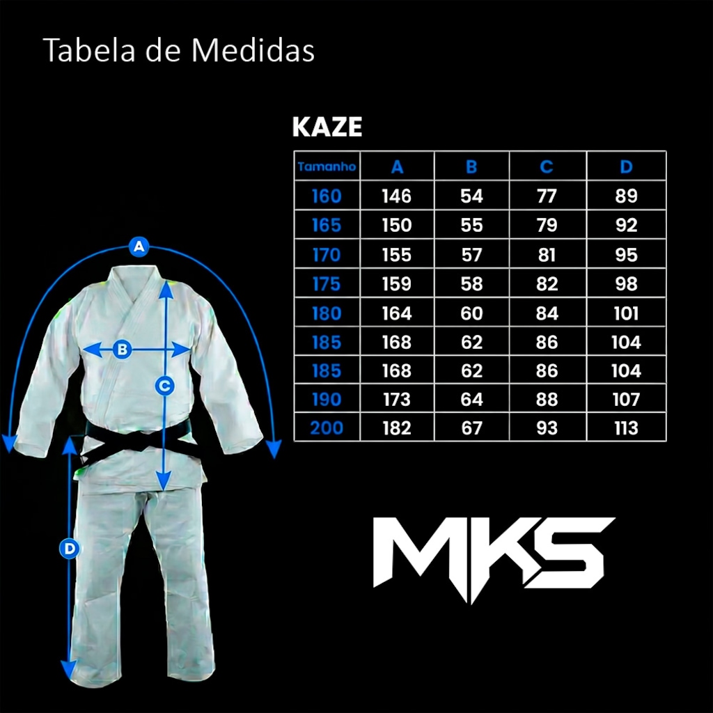 Imagem 2 do produto Kimono Judô Kaze MKS Combat Masculino