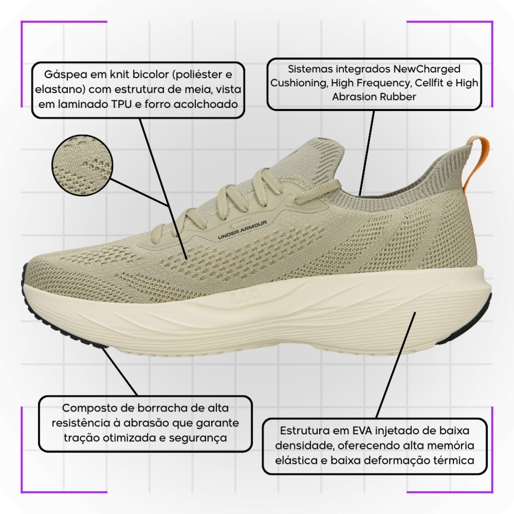 Imagem 5 do produto Tênis Unissex Under Armour Charged Slight 4