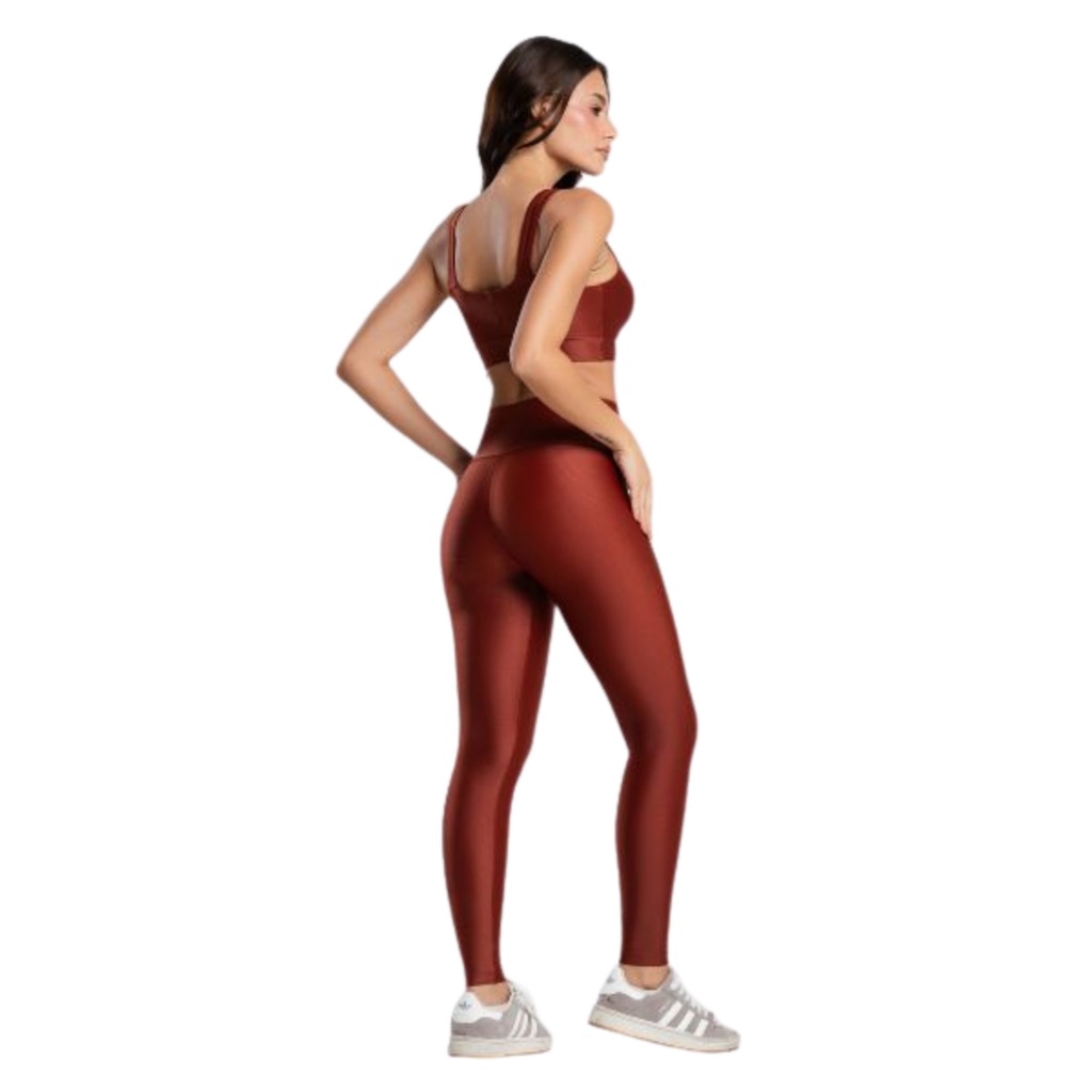 Imagem 3 do produto Conjunto Esportivo Top e Calça Brilhoso Vekyo Feminino