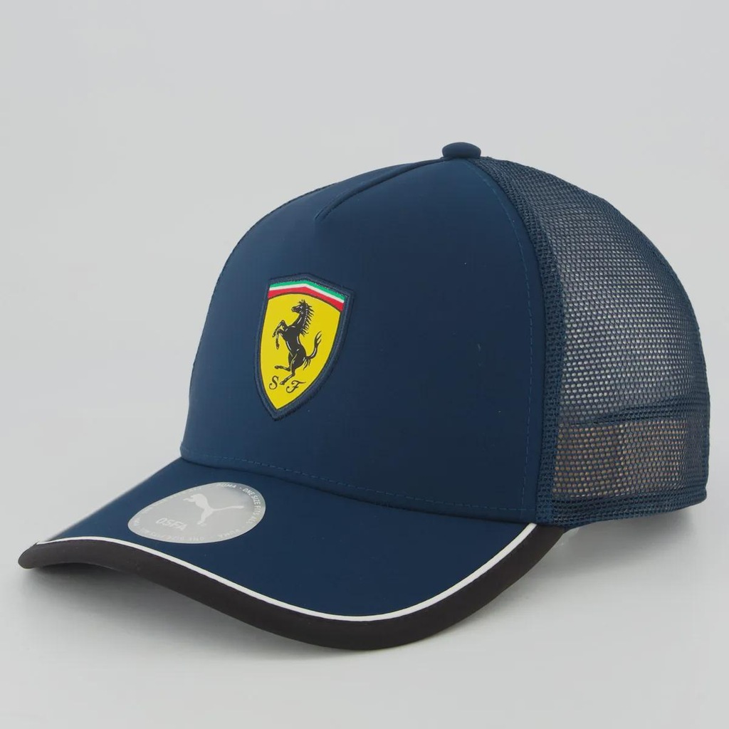 Imagem 1 do produto Boné Unissex Puma Ferrari Trucker Logo Aba Curva
