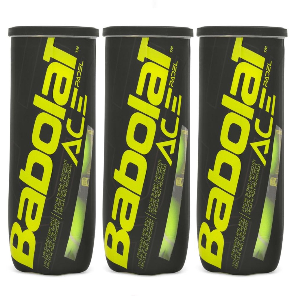 Imagem 1 do produto Bola de Padel Babolat Ace Padel Pack com 03 Tubos