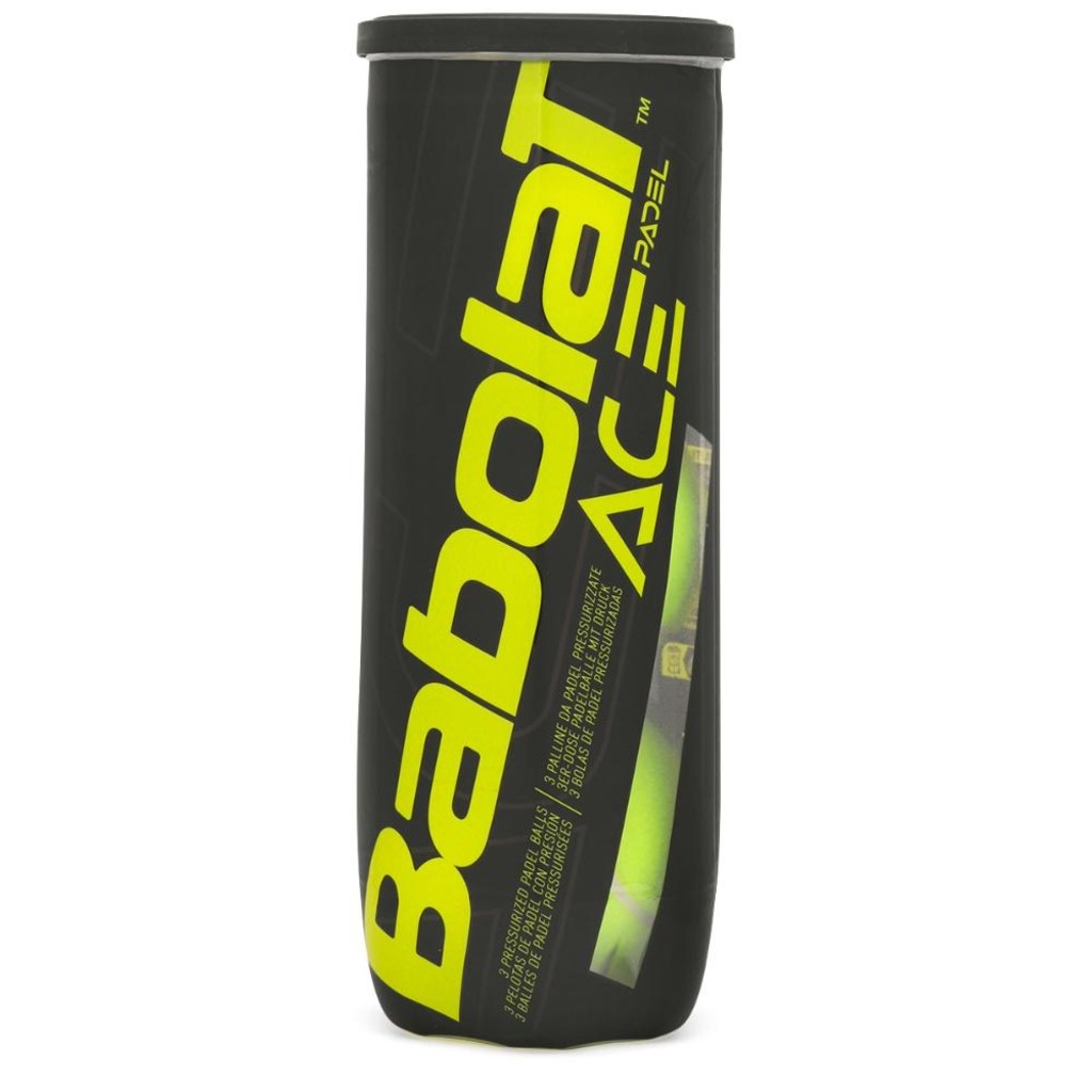 Imagem 1 do produto Bola de Padel Babolat Ace Padel Tubo Com 03 Bolas