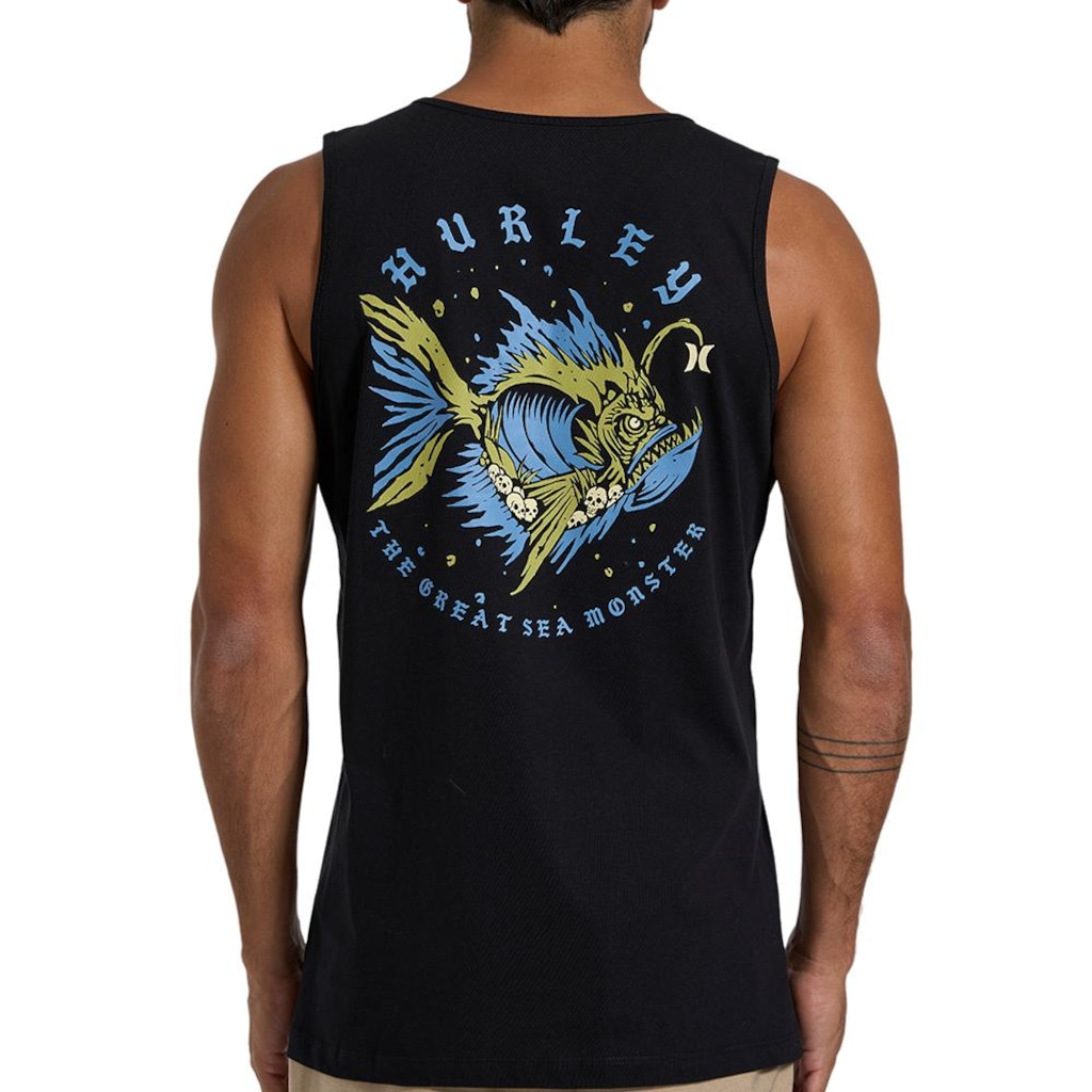 Imagem 2 do produto Camiseta Regata Masculina Hurley Sea Monster WT26
