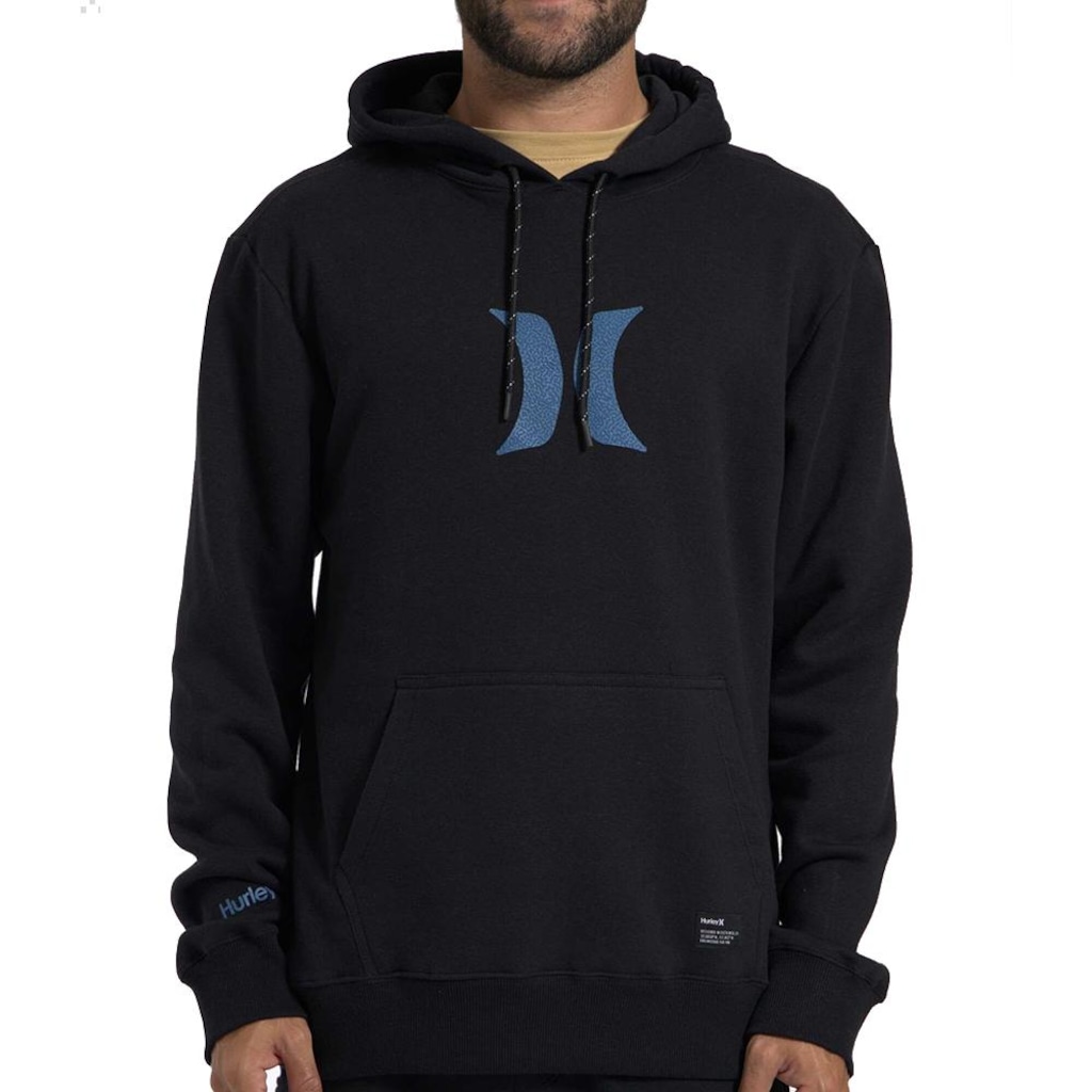 Imagem 1 do produto Blusão de Moletom Masculino Hurley Canguru Icon Over WT26