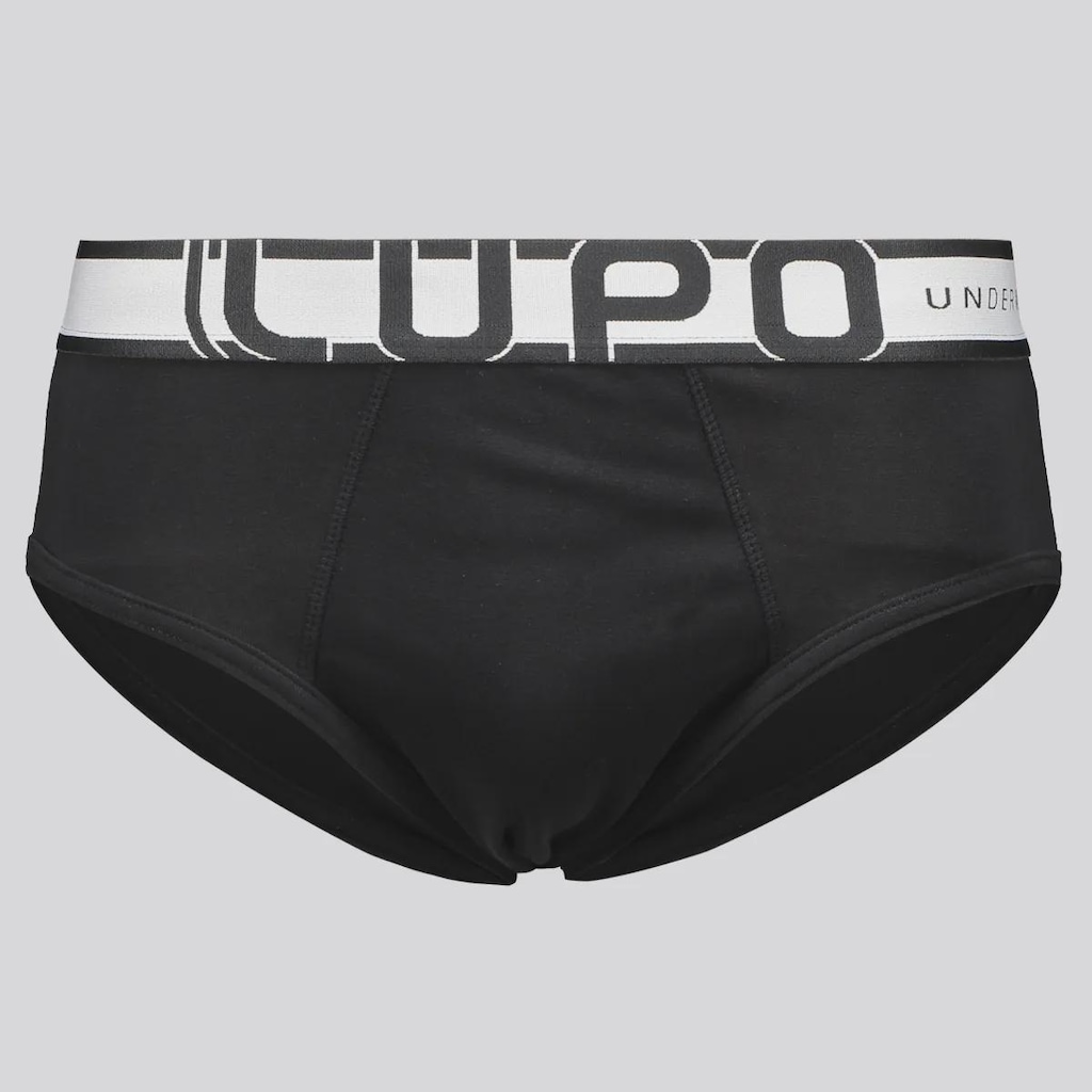 Imagem 4 do produto Kit 6 Cuecas Lupo Slip com Elastano Adulto