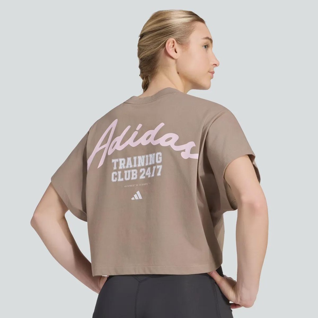 Imagem 4 do produto Camiseta Cropped adidas Gráfica Power Feminina