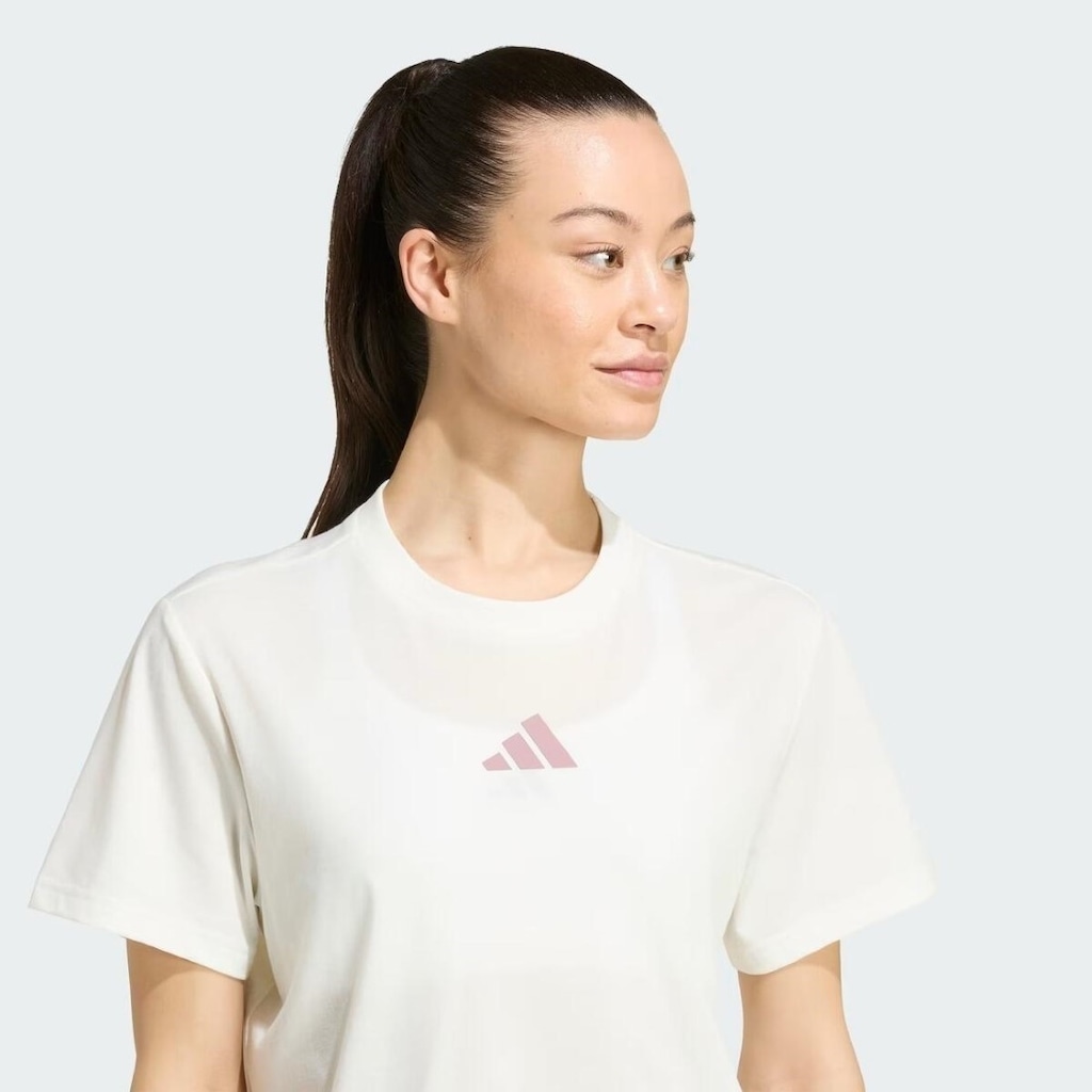 Imagem 4 do produto Camiseta Cropped adidas Gráfica Motion Feminina