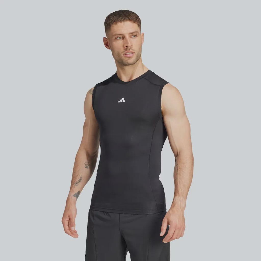 Imagem 1 do produto Camiseta Regata Adidas Treino Techfit Masculina